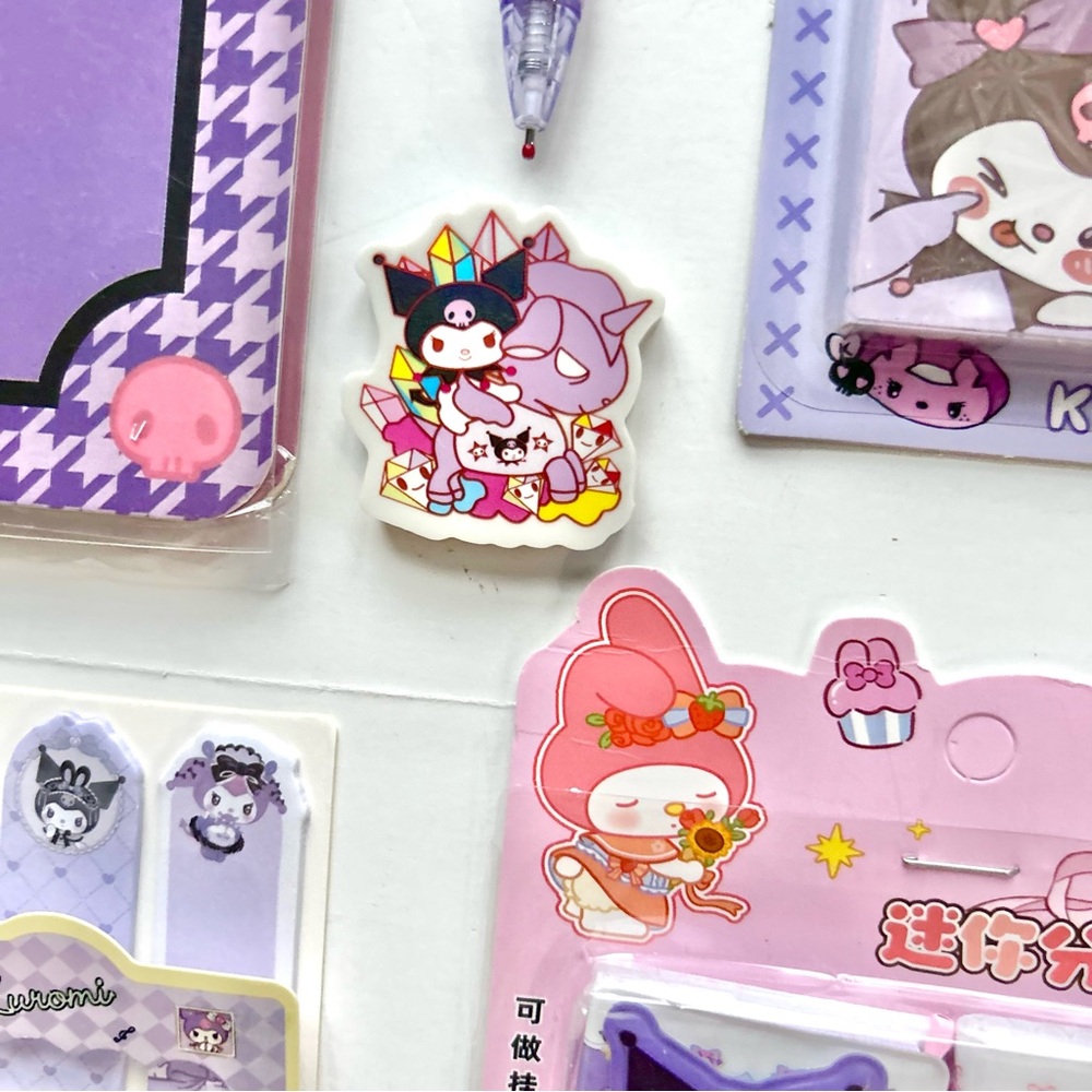 💜(KUR321) Kuromi 12-Piece Stationery Fun Bundle! - Picture 8 of 13